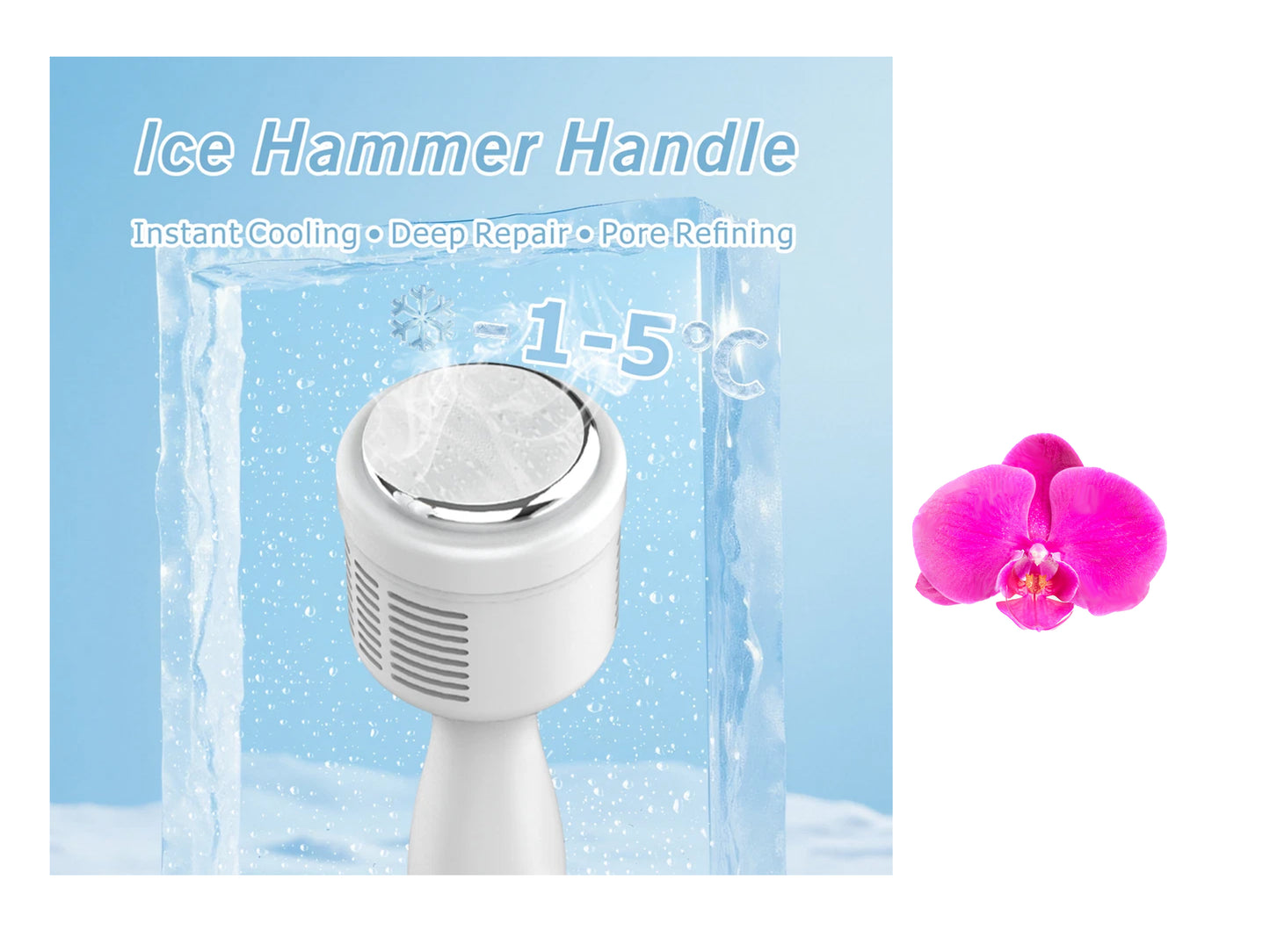 2 in 1 RF Micro-n-eedle Machine Cold Hammer Anti aging Wrinkle Spot Removal Spa