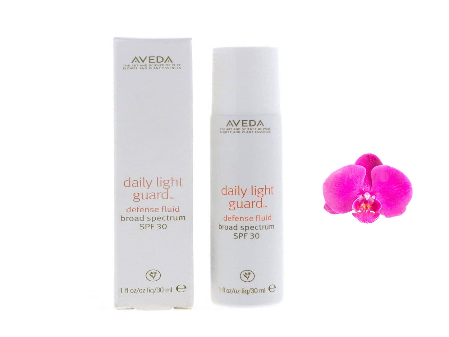 Aveda Daily Light Guard Defense Fluid Broad Spectrum SPF 30 1oz/30ml Brand New
