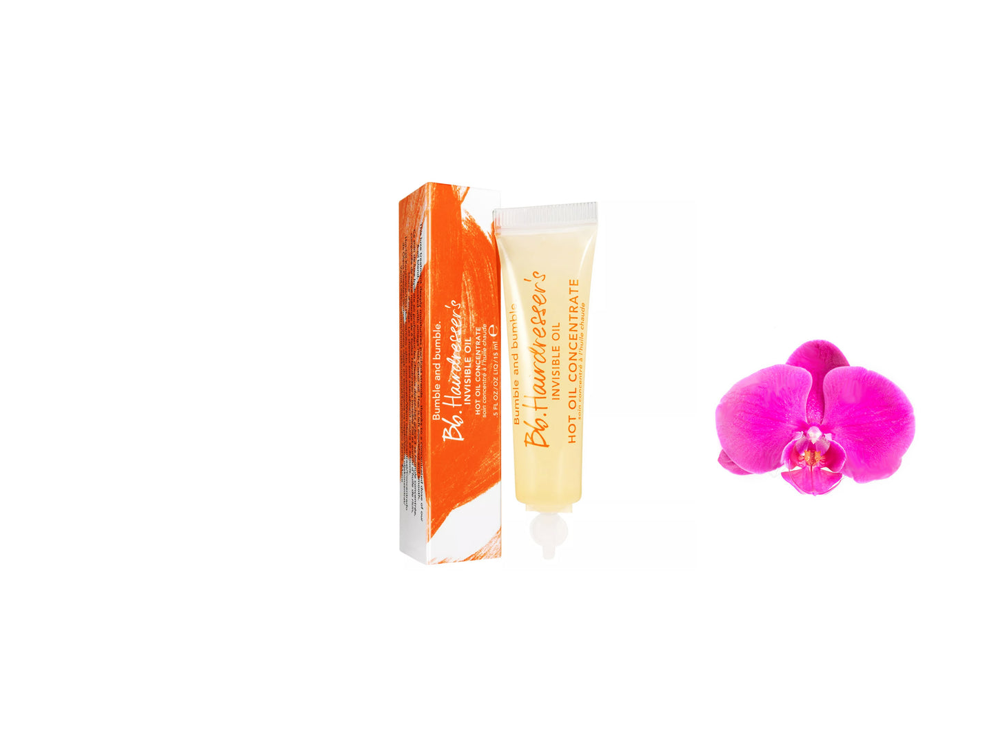 Bumble and Bumble Hairdresser's Invisible Oil Hot Oil Concentrate 0.5oz / 15ml Brand New