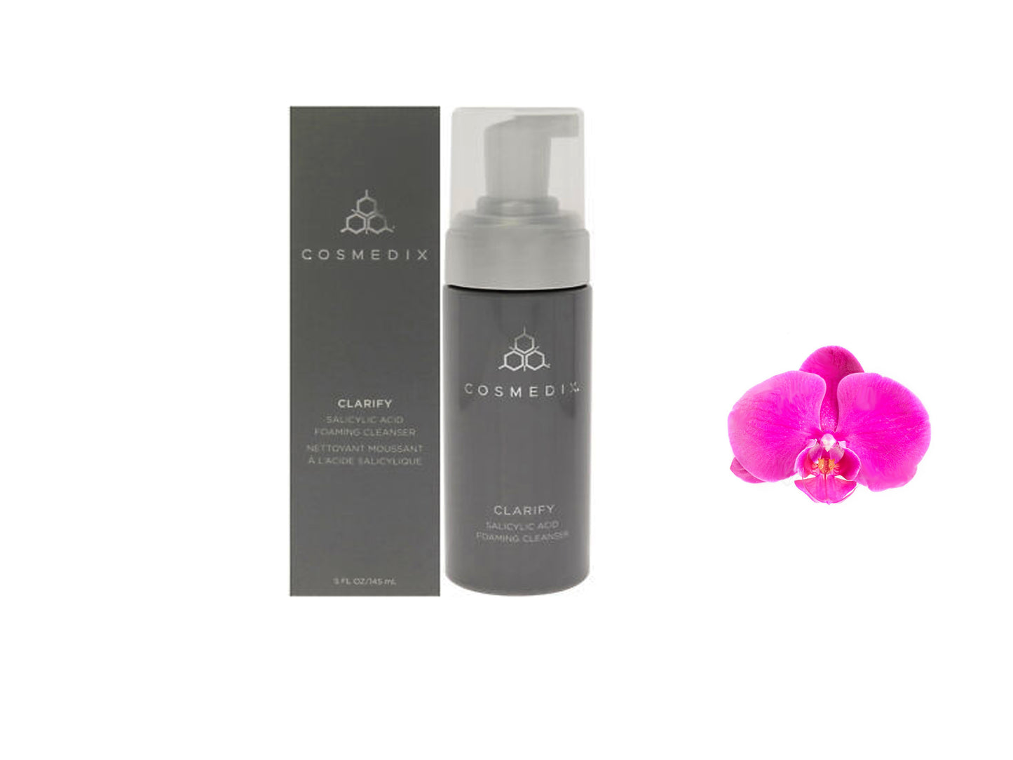 Cosmedix Clarify Salicylic Acid Foaming Cleanser 5oz / 142g Brand New