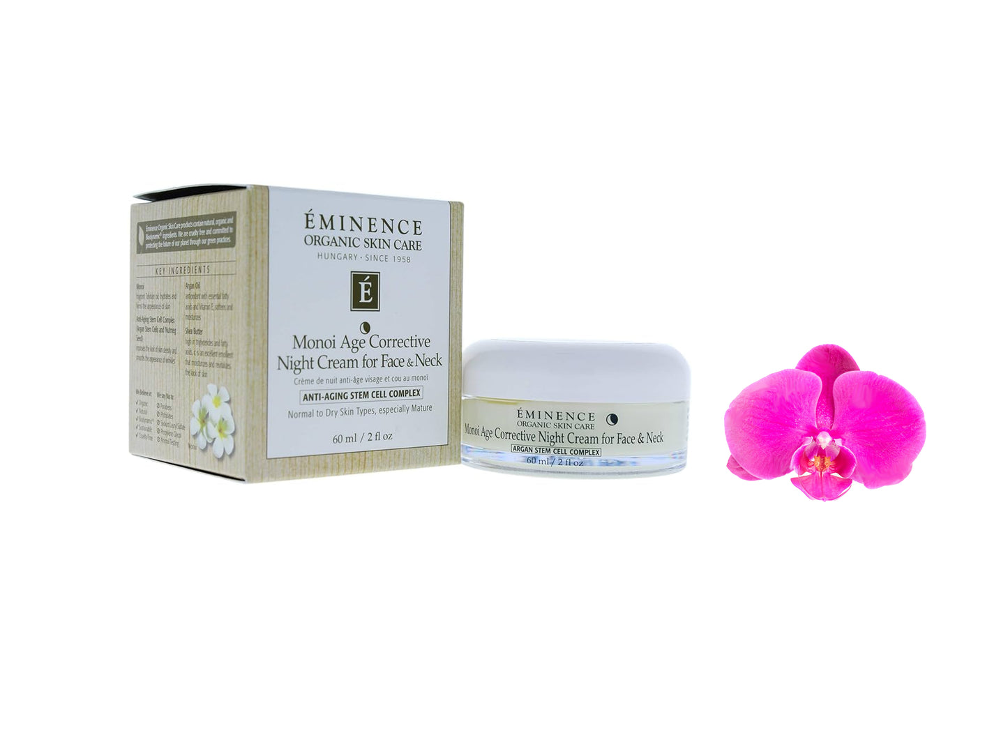 Eminence Monoi Age Corrective Night Cream For Face & Neck 60ml / 2oz