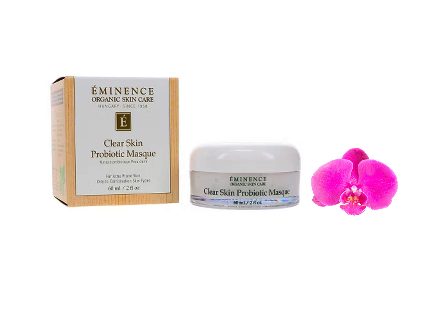 Eminence Organics Clear Skin Probiotic Masque 60ml / 2oz Brand New