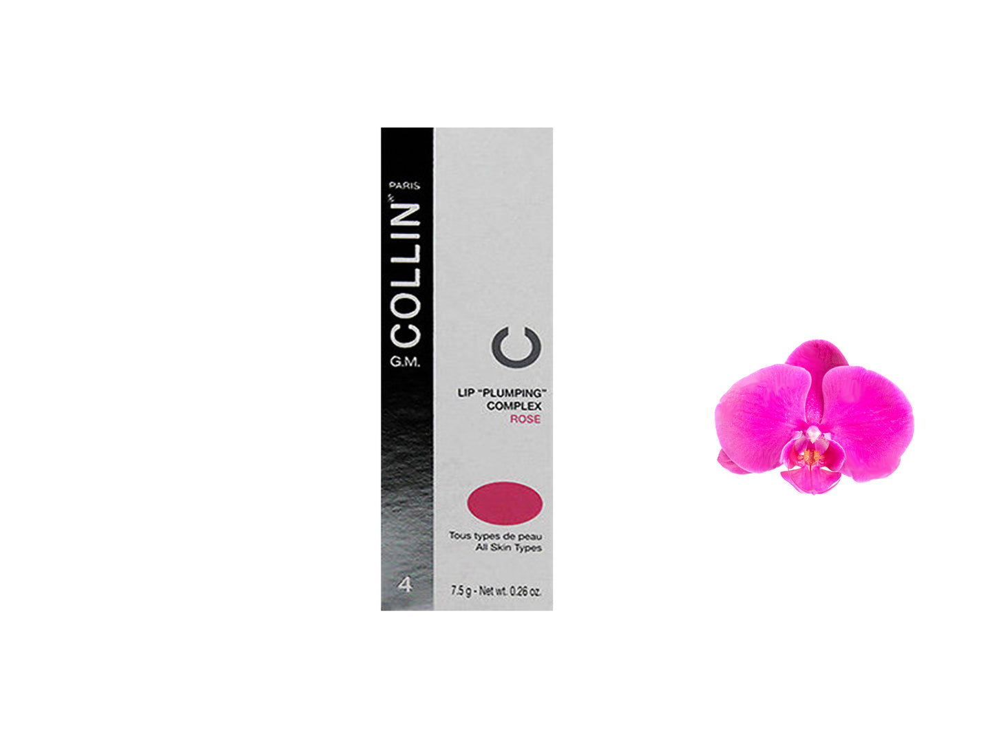 GM G.M. Collin Lip Plumping Complex Rose 0.26oz (7.5g) Fresh New