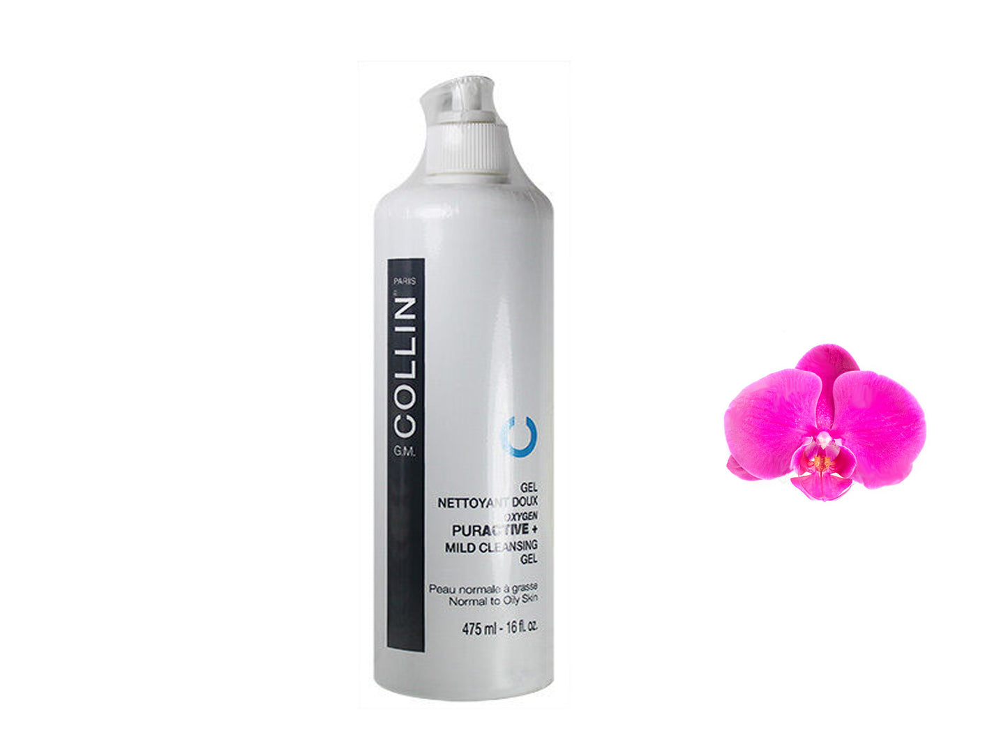 GM G.M. Collin Gel Puractive + Mild Cleansing Gel 16oz Normal To Oily Skin
