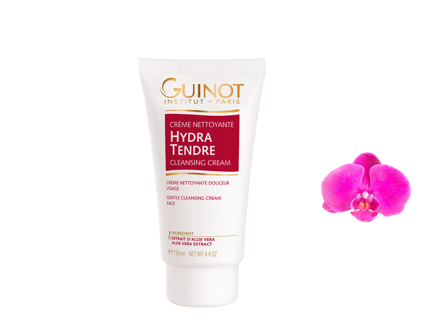 Guinot Hydra Tendre Cleansing Cream Gentle Cleansing Cream w/ aloe vera extract 150ml / 4.4oz Brand New