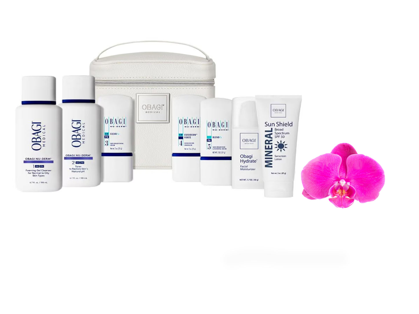 Obagi Medical Nu Derm FX System Normal Oily Skin Transformation Kit Brightening System