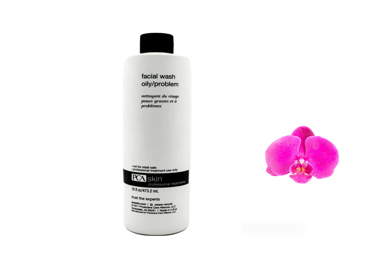 PCA SKIN Facial Wash Oily / Problem Nettoyant du Visage Peaux grasses 16oz / 473ml Prof