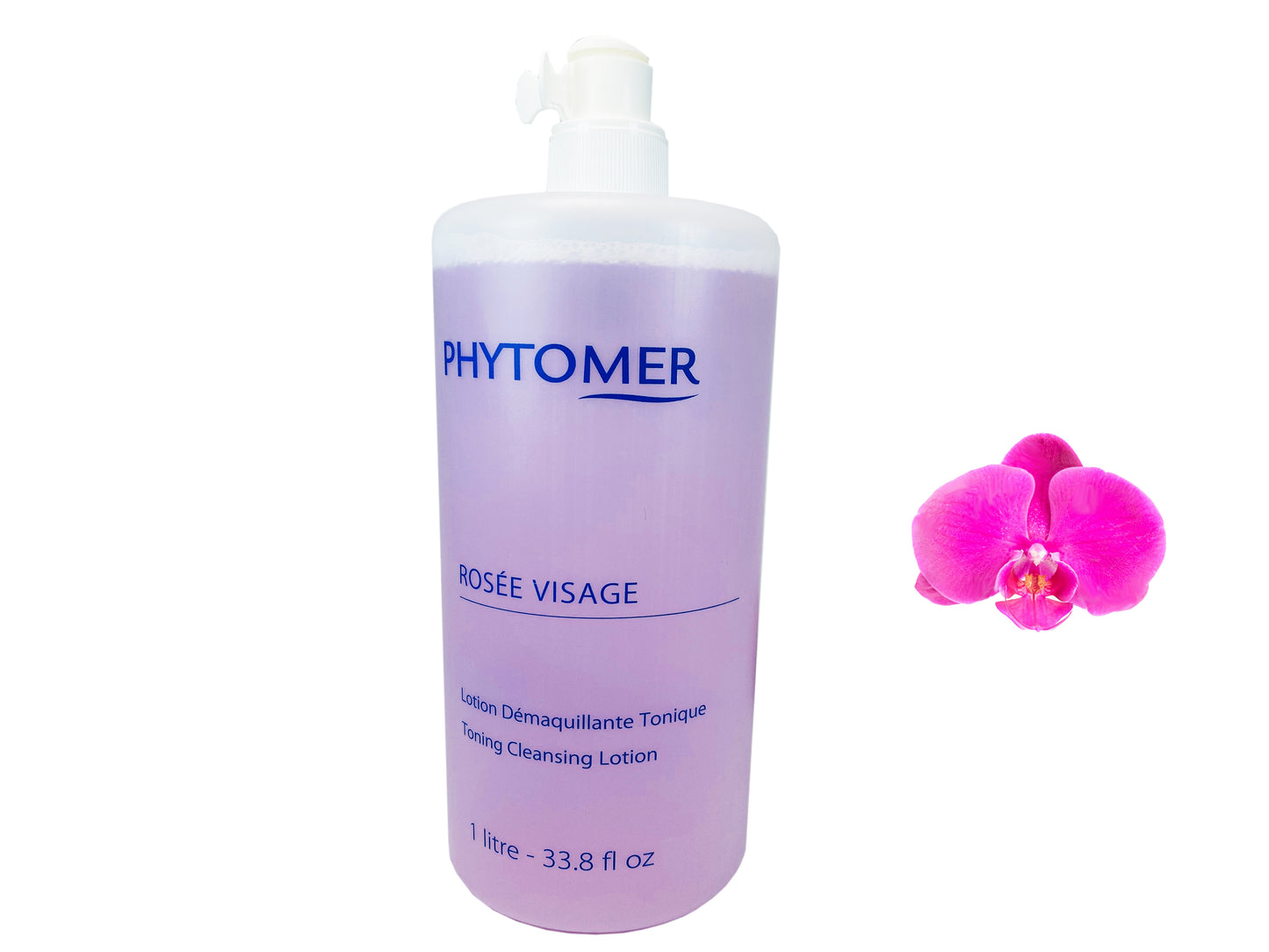 PHYTOMER Rosee Visage Toning Cleansing Lotion 1 Liter 33.8 Oz Brand New