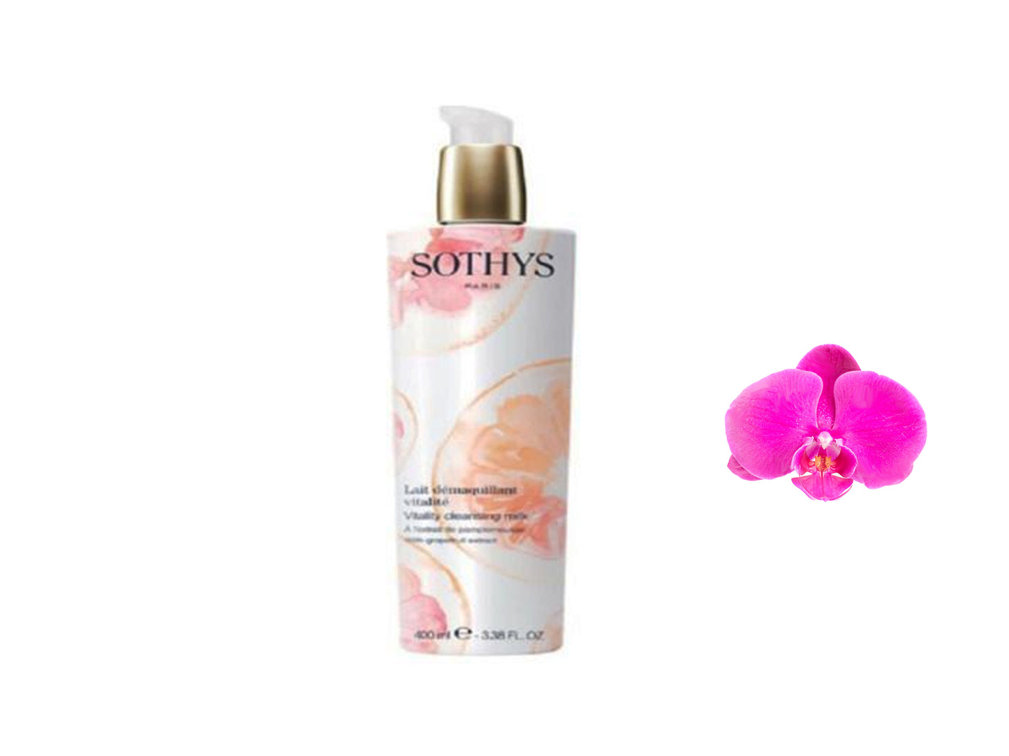 Sothys Vitality Cleansing Milk Normal Combination 400ml / 13.3oz large size NEW
