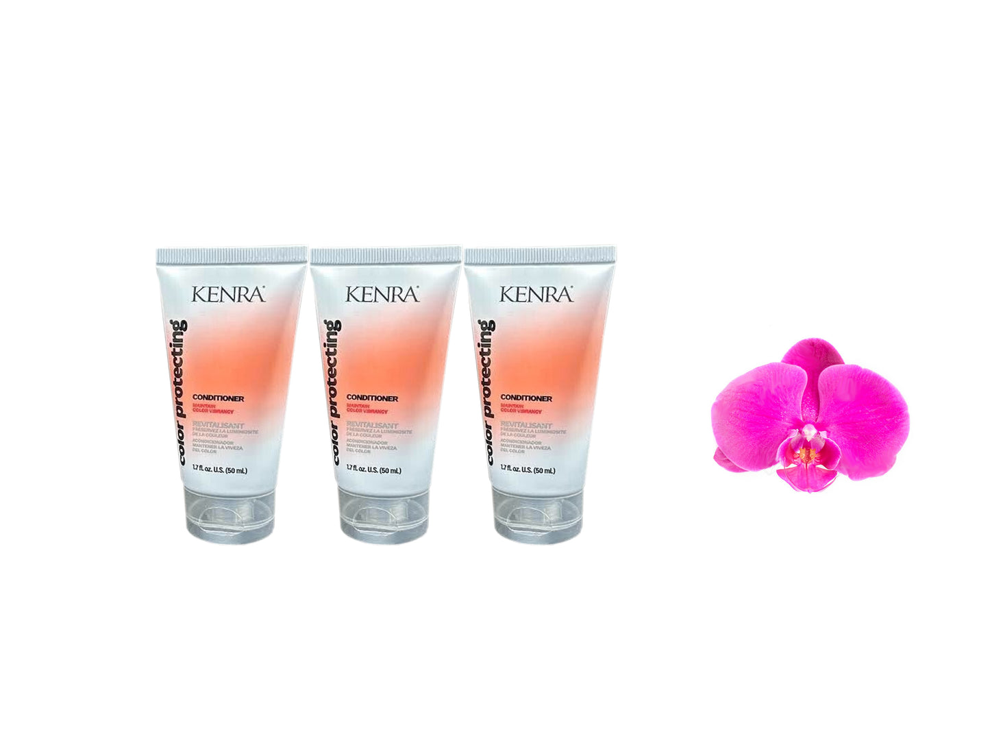 Kenra Color Protecting Vibrancy Conditioner 1.7oz / 50ml x 3