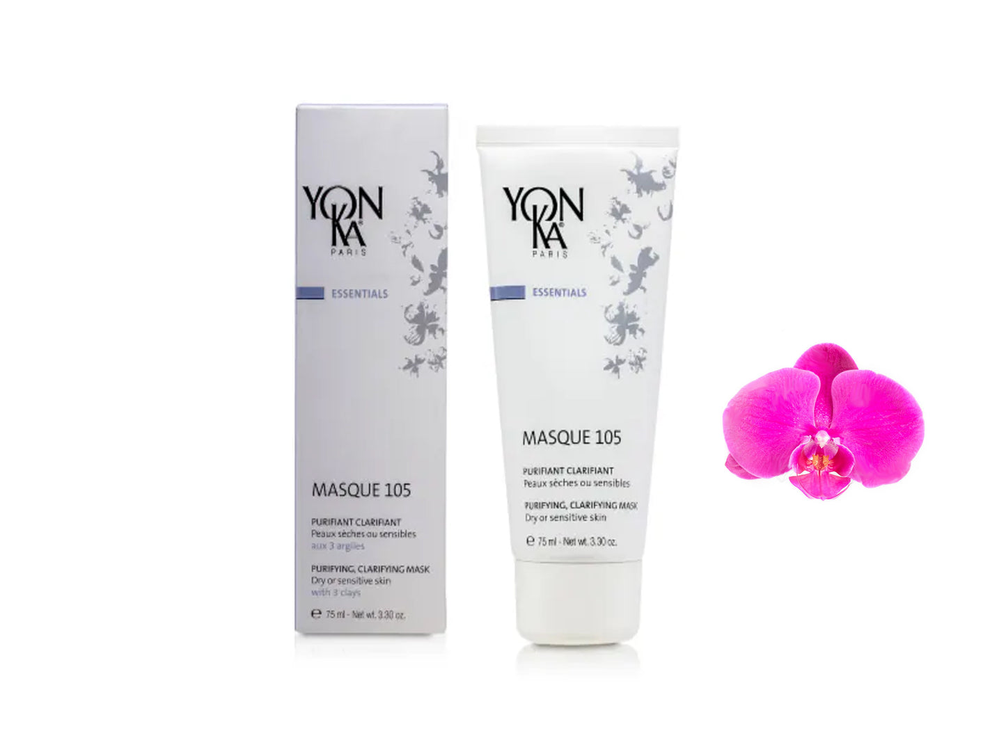 Yonka Masque 105 Clarifying Mask 3.3oz / 75ml Dry Sensitive Skin Fresh