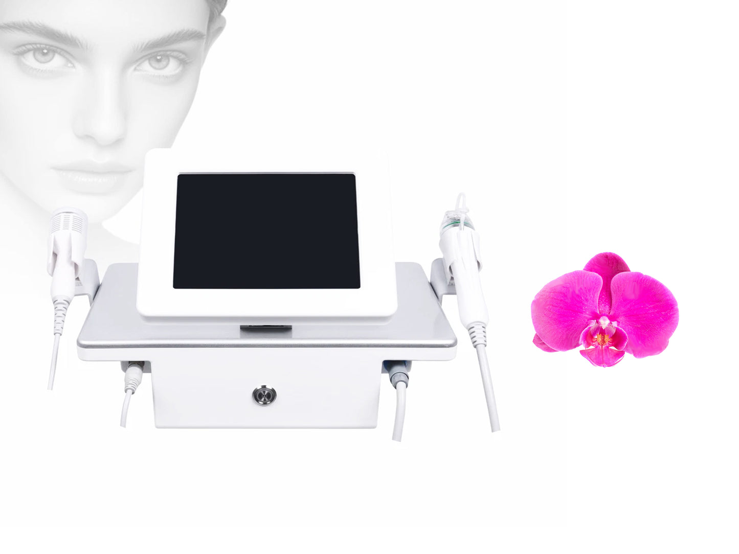2 in 1 RF Micro-n-eedle Machine Cold Hammer Anti aging Wrinkle Spot Removal Spa