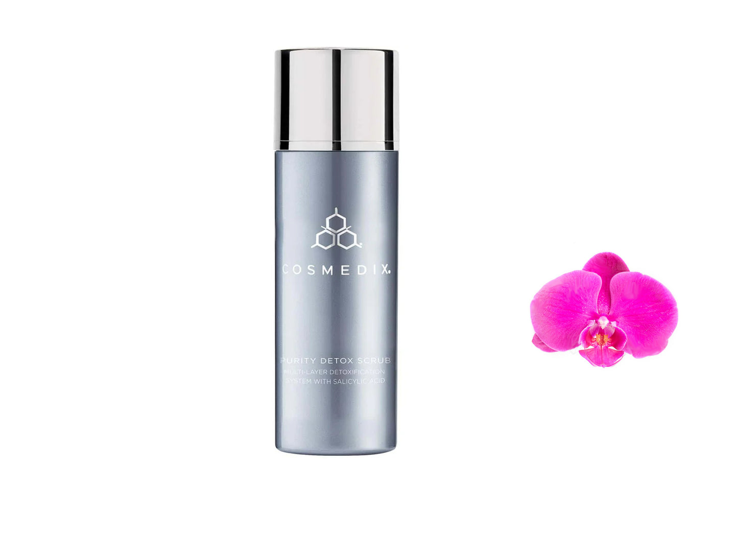 Cosmedix Purity Detox Scrub w/ Salicylic Acid 90g/ 3oz Brand New