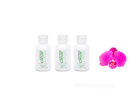 Dermalogica Travel Size Clear Start Breakout Clearing Foaming Wash 50ml/1.7oz x 3 Bottles