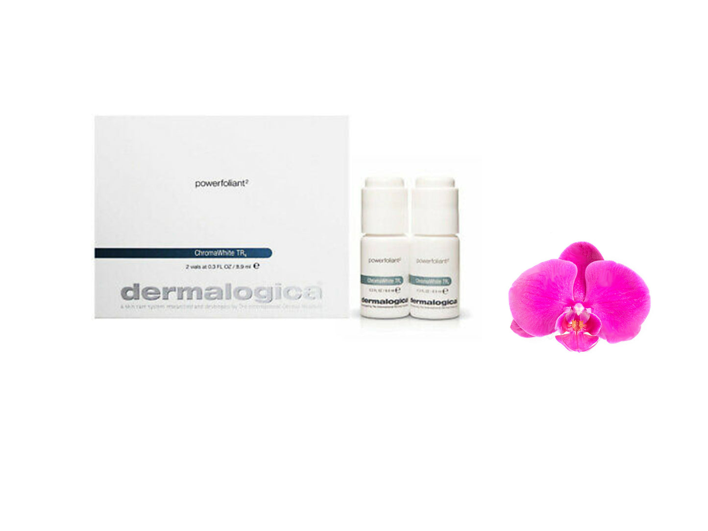 Dermalogica Powerfoliant ChromaWhite TR 2 Vials 0.3oz / 8.9ml each