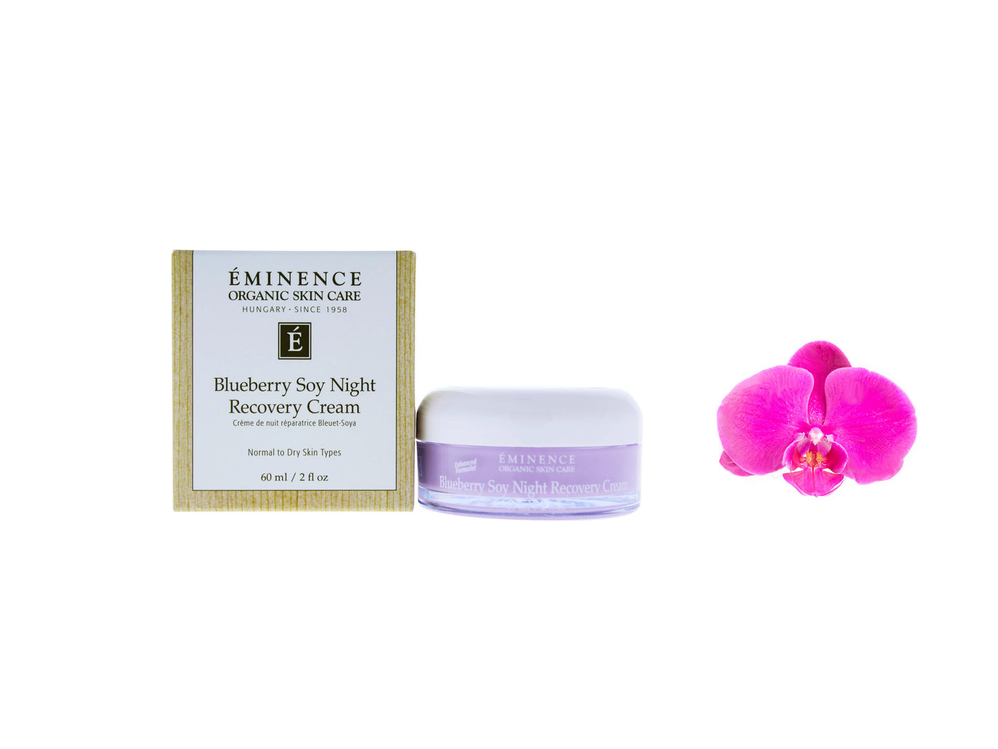 Eminence Blueberry Soy Night Recovery Cream 60ml / 2oz New Same Day Ship