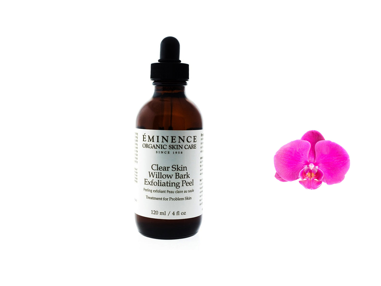Eminence Clear Skin Willow Bark Exfoliating Peel 120ml / 4oz Prof Brand New