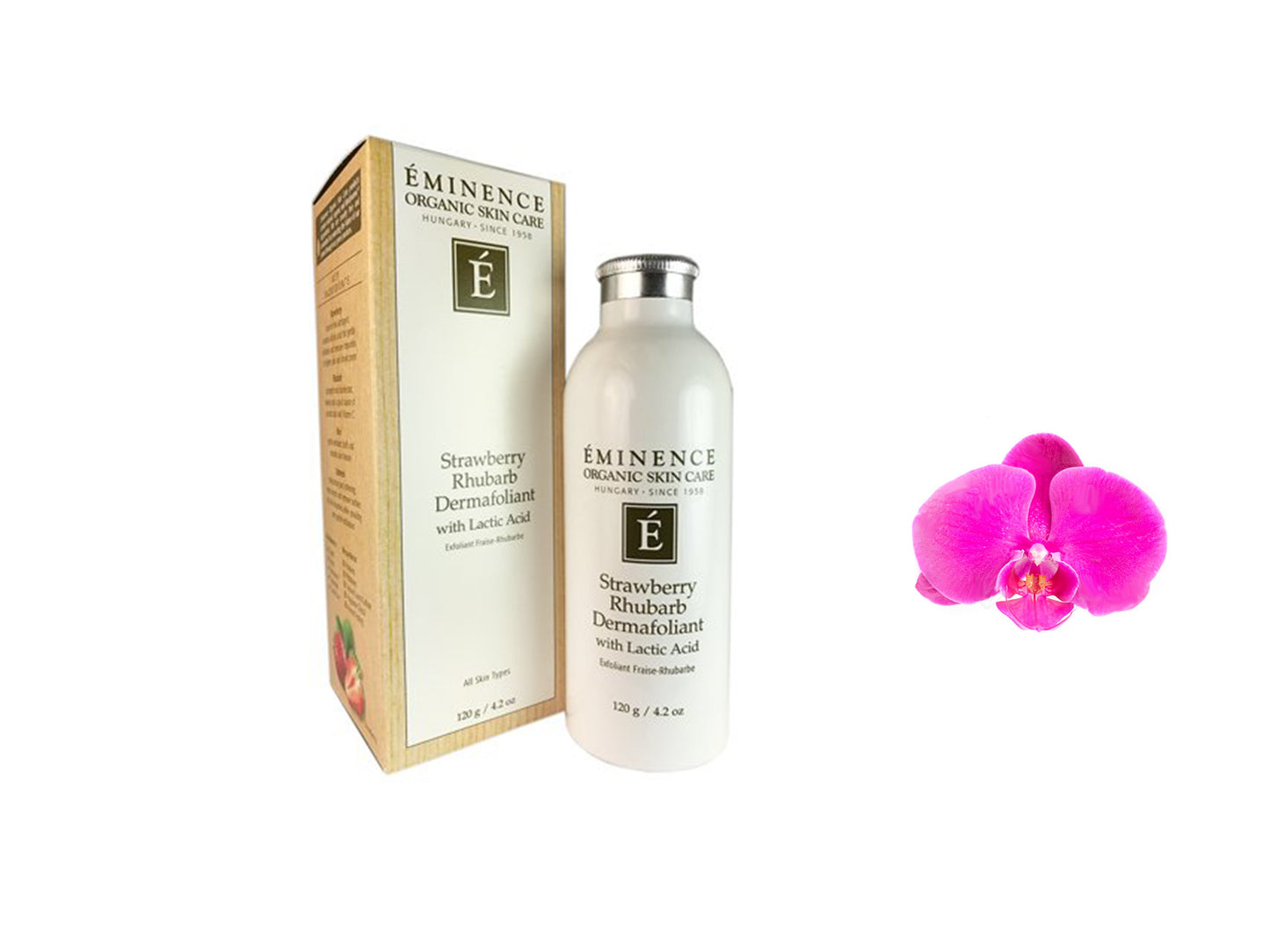 Eminence Strawberry Rhubarb Dermafoliant w/ Lactic Acid 120g / 4.2oz New Same Day Ship