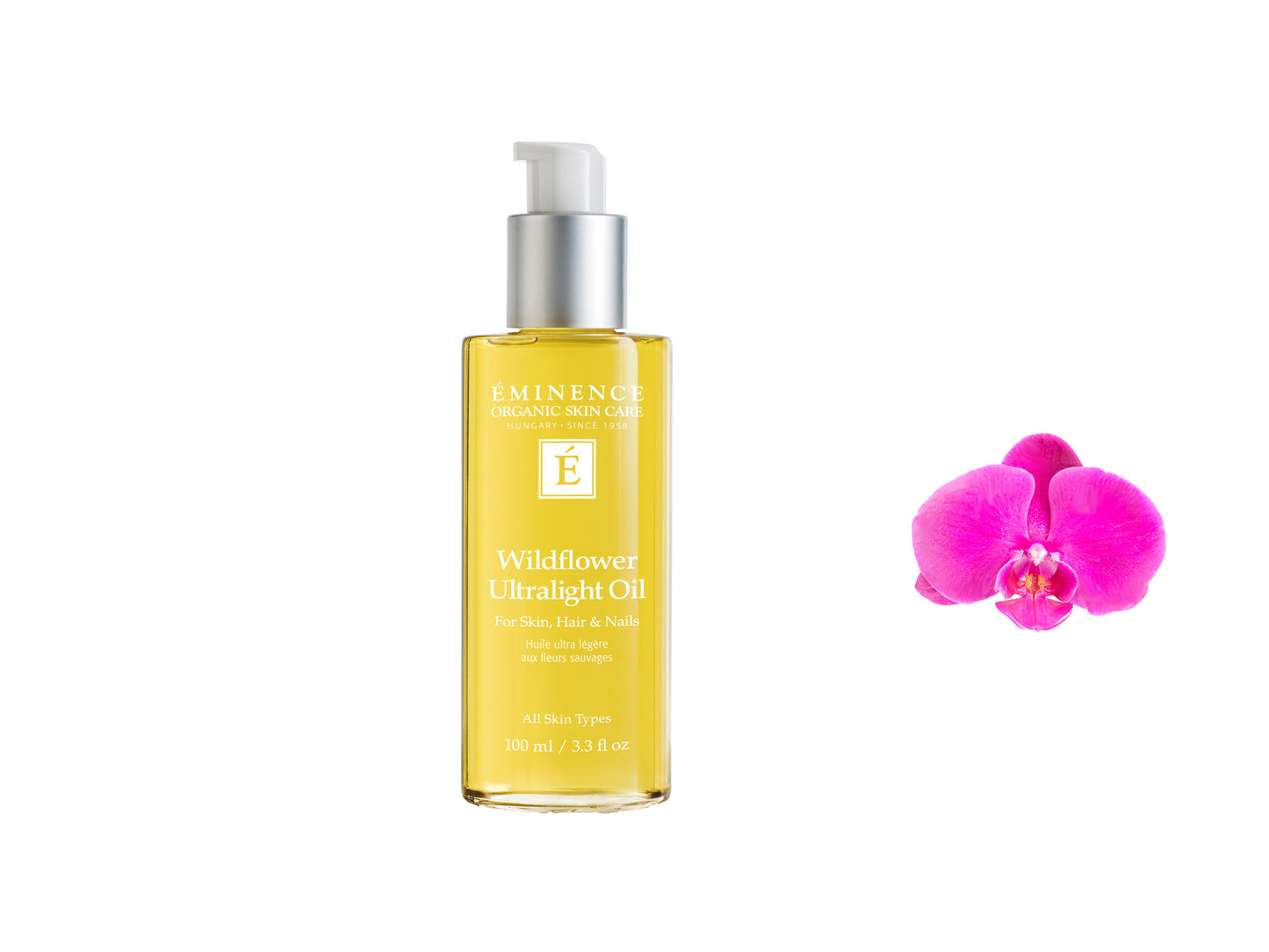 Eminence Wildflower Ultralight Oil for skin hair and nails 100ml / 3.3oz Brand New