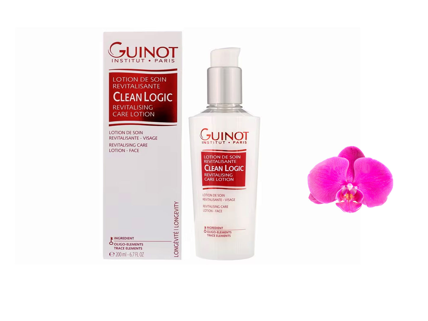 Guinot Clean Logic Revitalising Care Lotion 200ml / 6.7oz Brand New