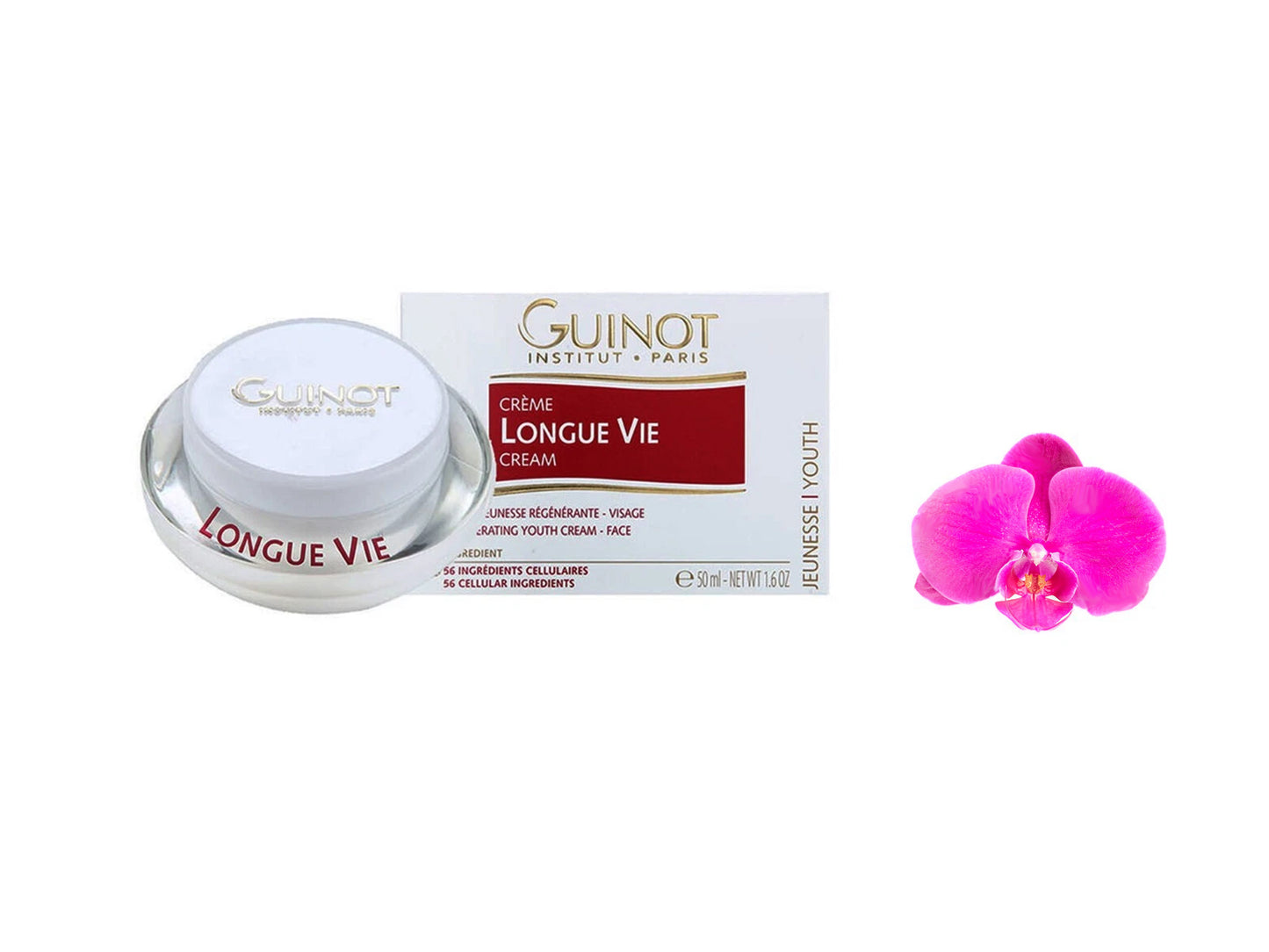 Guinot Longue Vie Cream 1.6 oz /50ml Brand New