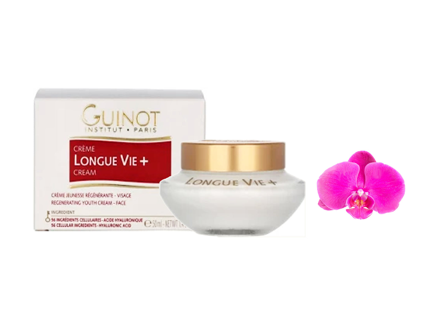 Guinot Longue Vie + Cream 50ml (1.6oz) Brand New