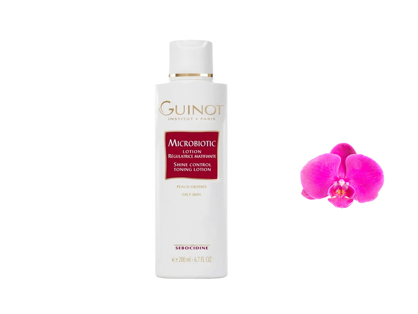 Guinot Microbiotic Lotion Shine Control Toning Lotion-Regulatrice Matifiante oily skin 200ml / 6.7oz Brand New
