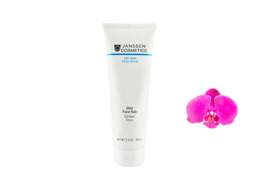 Janssen Mild Face Rub Scrub-  Exfoliant Doux 200ml / 7oz Prof  Brand New