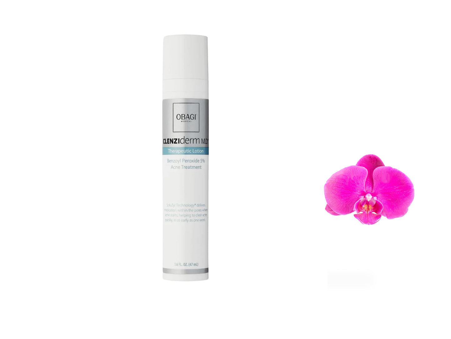 Obagi ClenziDerm MD Therapeutic Lotion Benzoyl Peroxide 5% Acne Treatment 47ml / 1.6oz