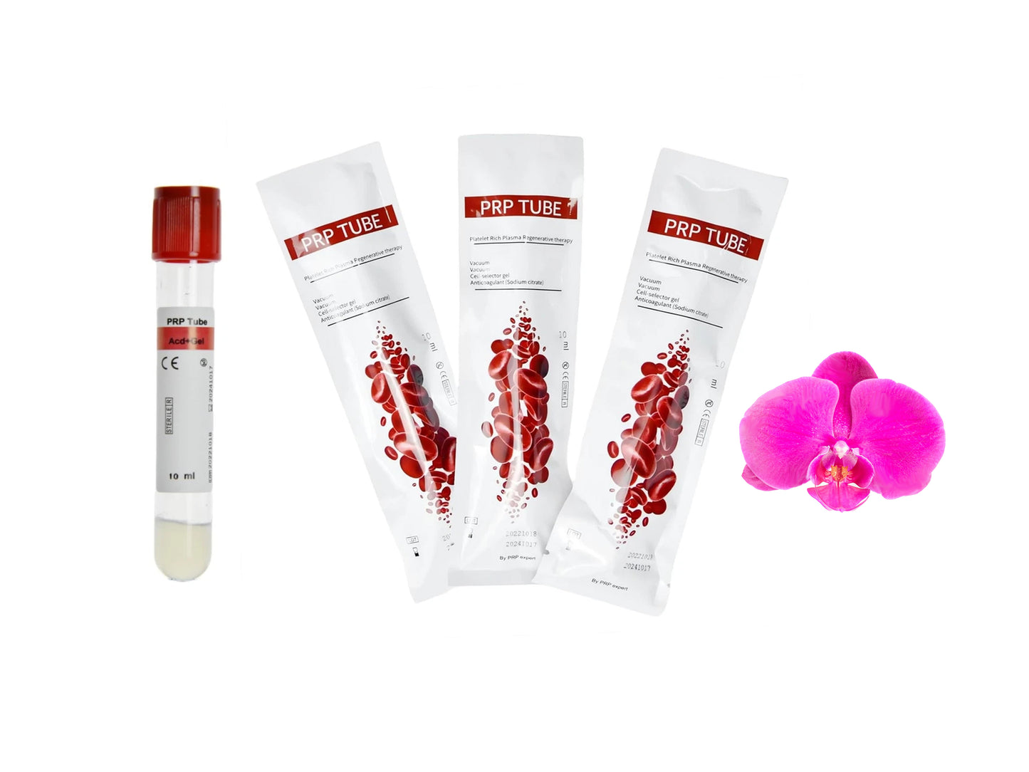 PRP Tube Platelet-Rich Plasma ACD+Gel+Biotin 10ml x 3 Tubes