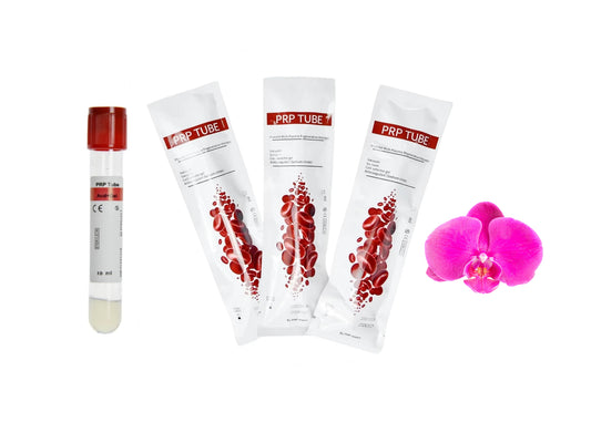PRP Tube Platelet-Rich Plasma ACD+Gel+Biotin 10ml x 3 Tubes