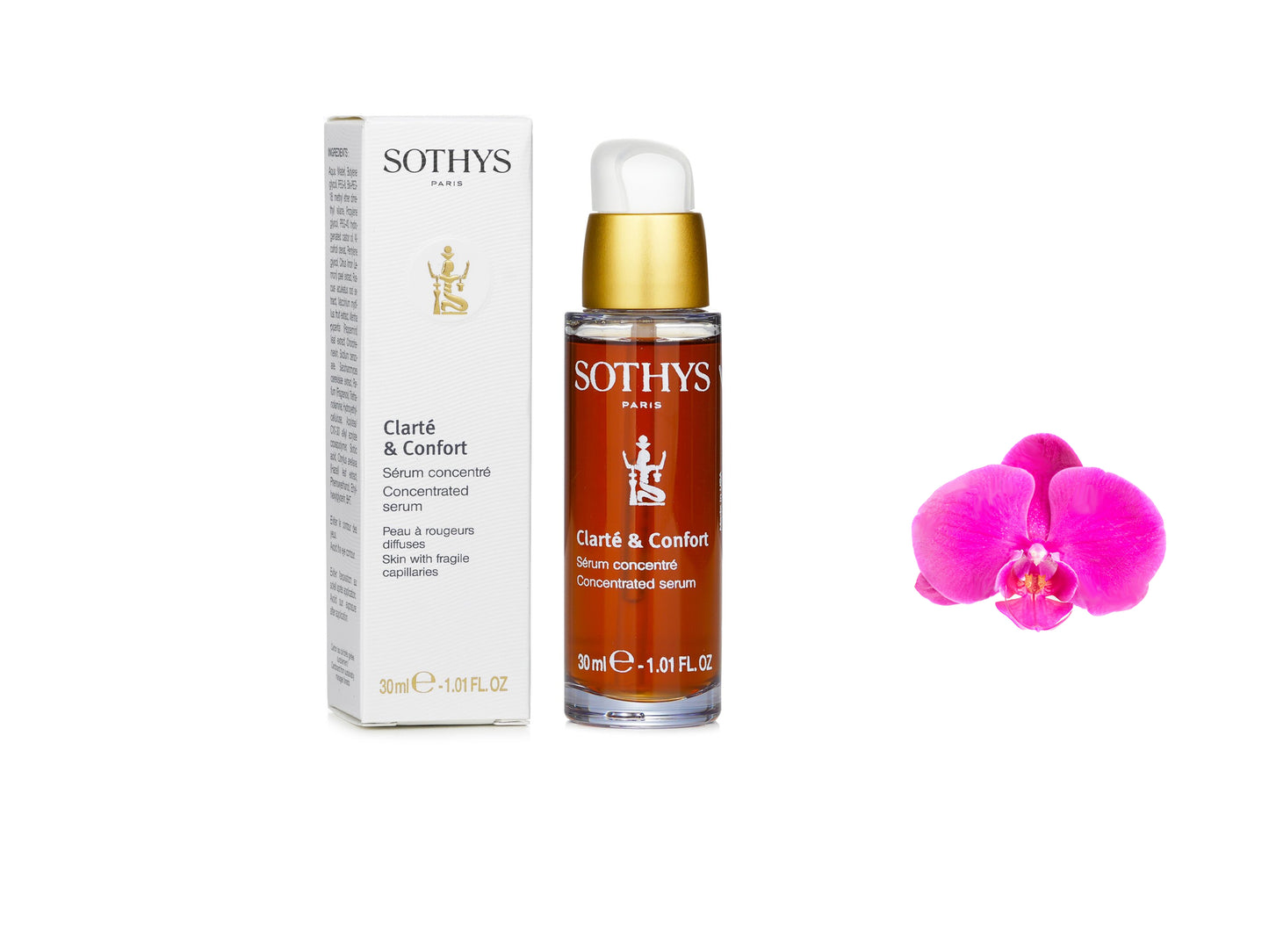 Sothys Clarte & Confort Concentrated Serum 30ml / 1.01oz Brand New