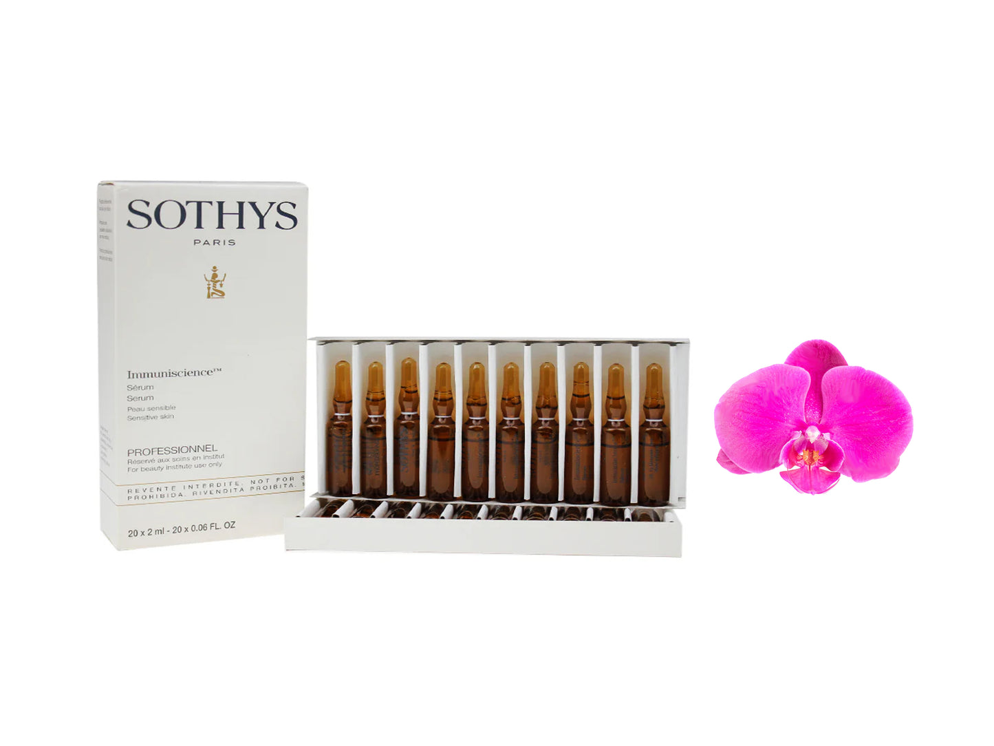 Sothys Immuniscience Serum Sensitive Skin 20x2ml / 0.06oz Prof Brand New