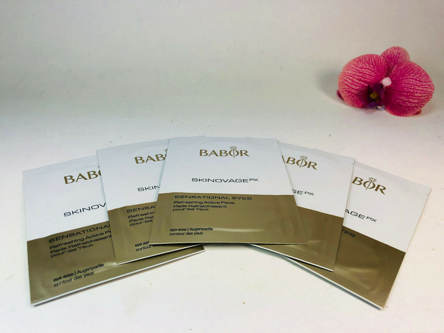Babor Sensational Eyes Refreshing Active 5 Pads  brand New