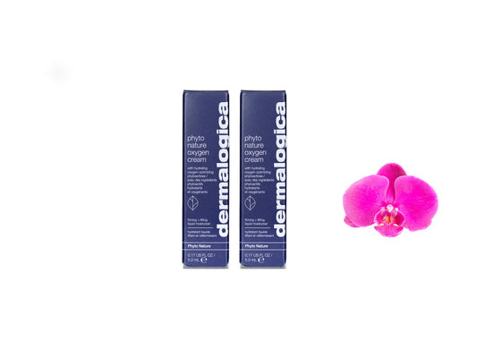 Dermalogica phyto nature oxygen cream 2 bottles x 5ml / 0.17oz