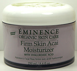 Eminence Firm Skin Acai Moisturizer Hyaluronic 250ml(8.4oz) Acid Age Defy