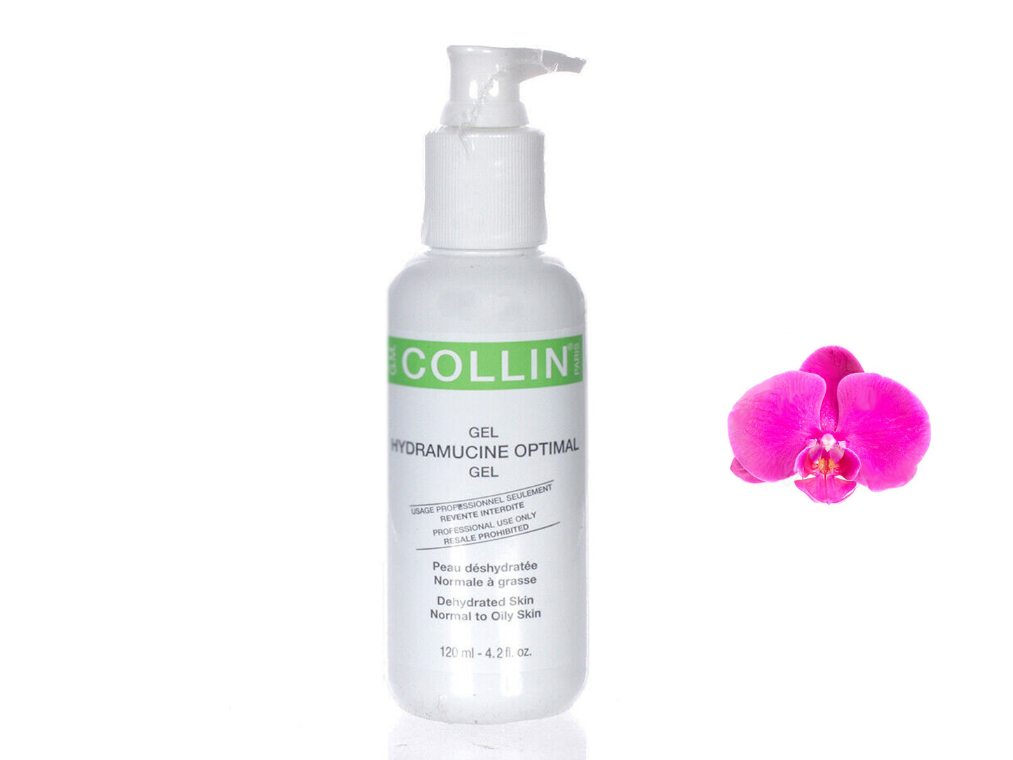 GM G.M. Collin Hydramucine Optimal Gel 120ml  / 4.1oz Normal-Oily Skin Prof