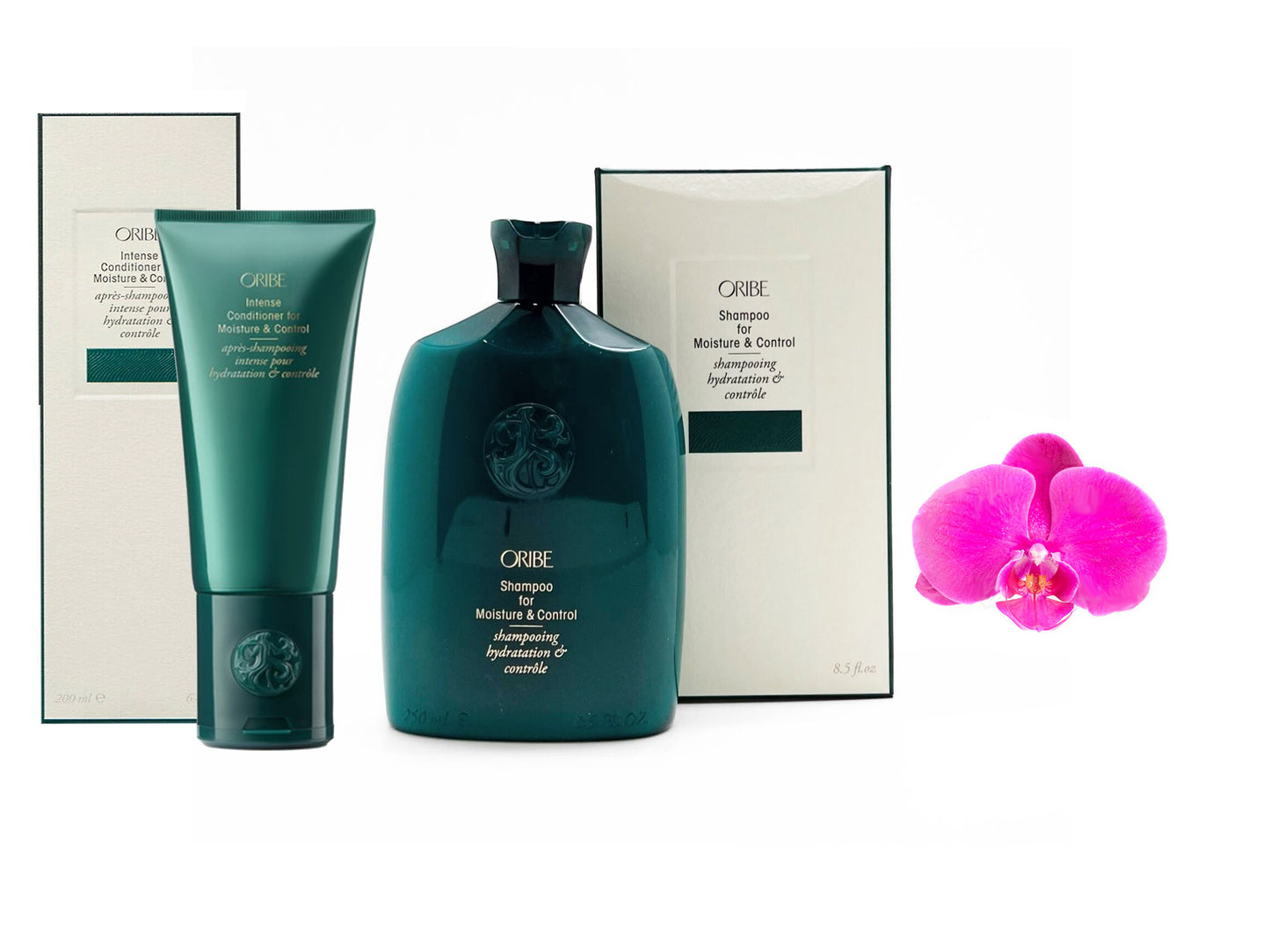 Oribe Moisture Control Shampoo 8.5oz & Conditioner 6.8oz  Duo Brand New with Box