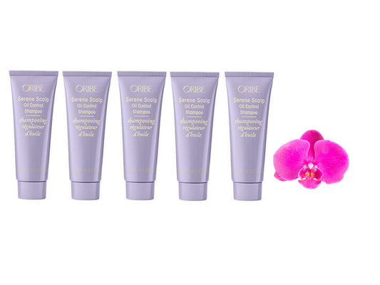 Oribe Serene Scalp Oil Control Shampoo 15ml / 0.5oz x 5 Tubes 