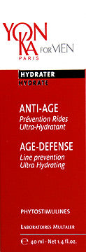 Yonka For Men Age Defense Ultra Hydrating 40ml(1.4oz) Fresh New