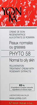 Yonka Phyto 58 PG PNG Cream Normal Oily Skin 1.4oz